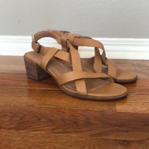 Never worn Madewell Heeled Sandal
